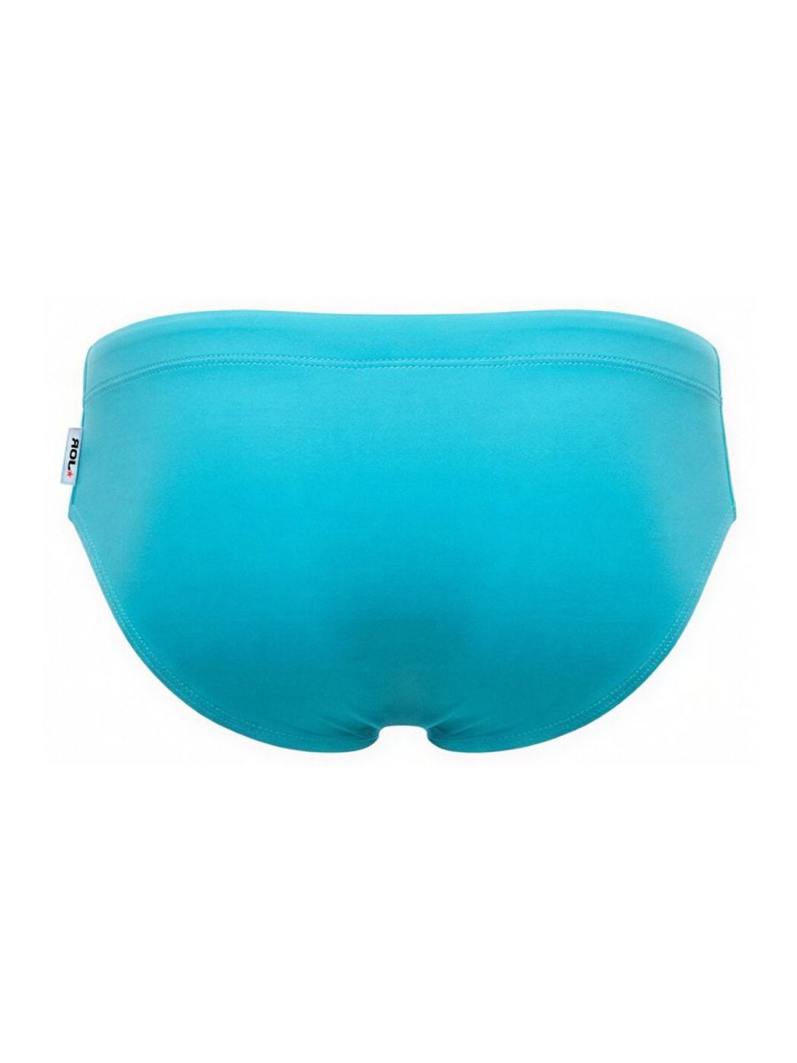 Men's turquoise neon swim brief by CITYBOYZ★USA, featuring a sleek swim brief design with a vibrant color for beach or pool.