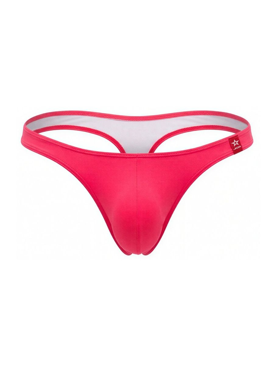CityBOYZ USA Jor Travel Swim Thong in Candy color, featuring sleek design and minimal coverage for beach or pool wear.
