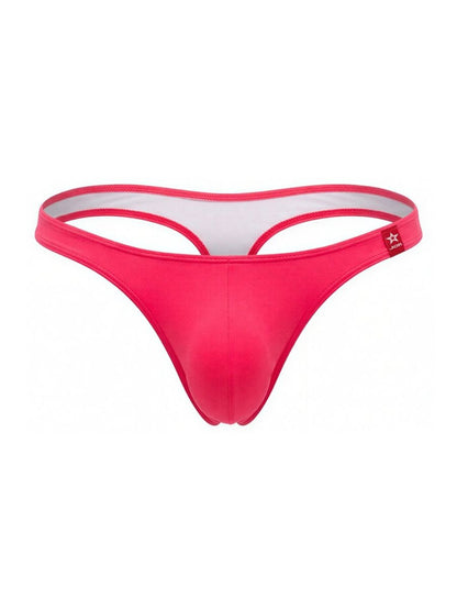 CityBOYZ USA Jor Travel Swim Thong in Candy color, featuring sleek design and minimal coverage for beach or pool wear.