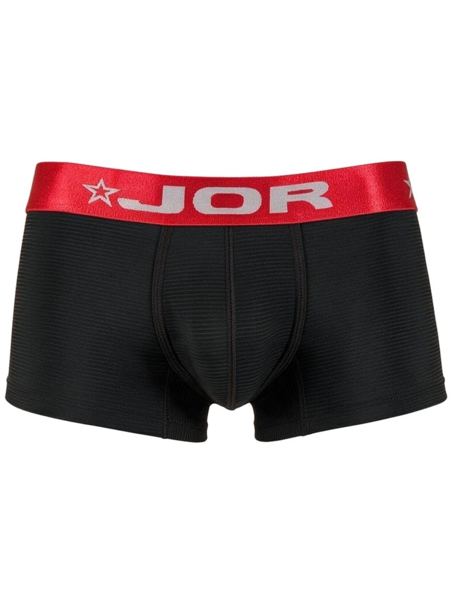 Black Jor Astor Trunk by CITYBOYZ★USA with sturdy handles and metal accents, showcasing its durable and spacious storage design.