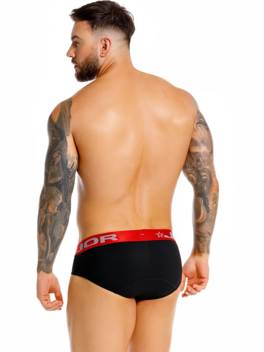 Black Jor Astor Brief by CITYBOYZ★USA, showcasing a sleek men's underwear design with comfortable fit and modern style.