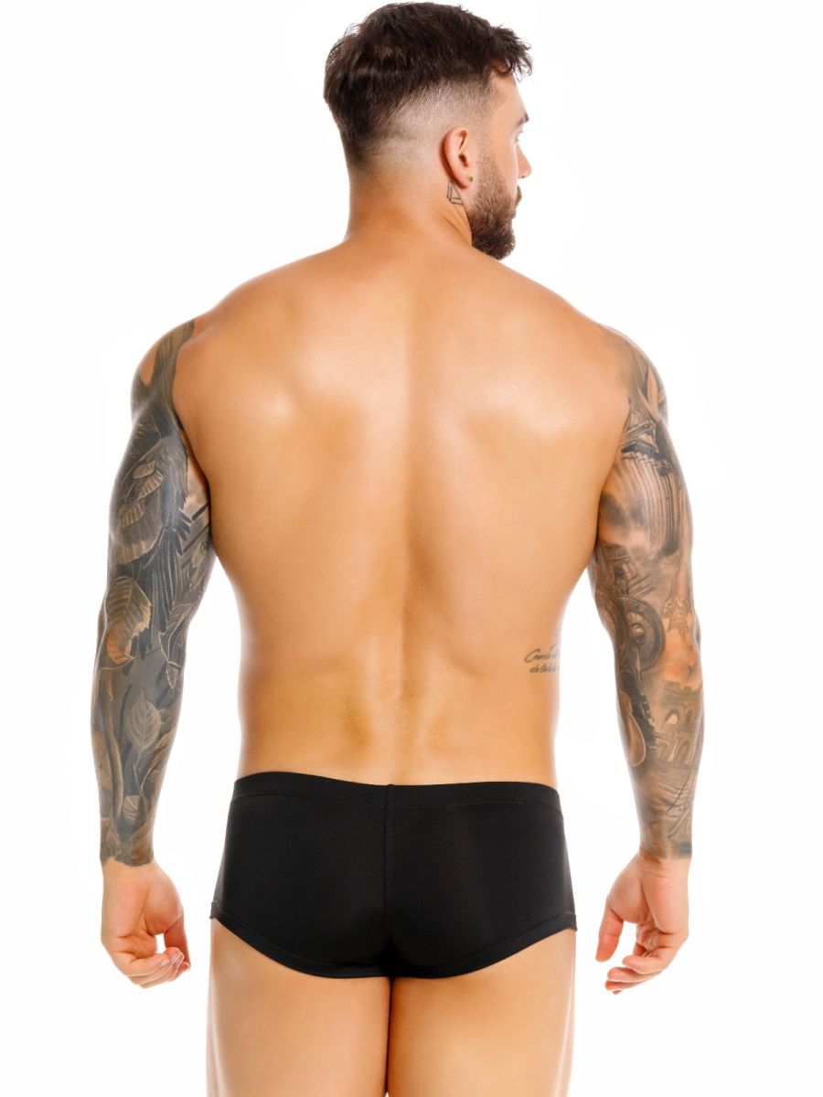 Black Jor Invisible Trunk by CITYBOYZ★USA, seamless men's underwear with sleek fit and comfortable elastic waistband.