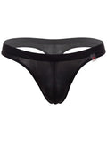 Black Jor Invisible Thong brief by CITYBOYZ USA, seamless design with minimal coverage and lightweight fabric.
