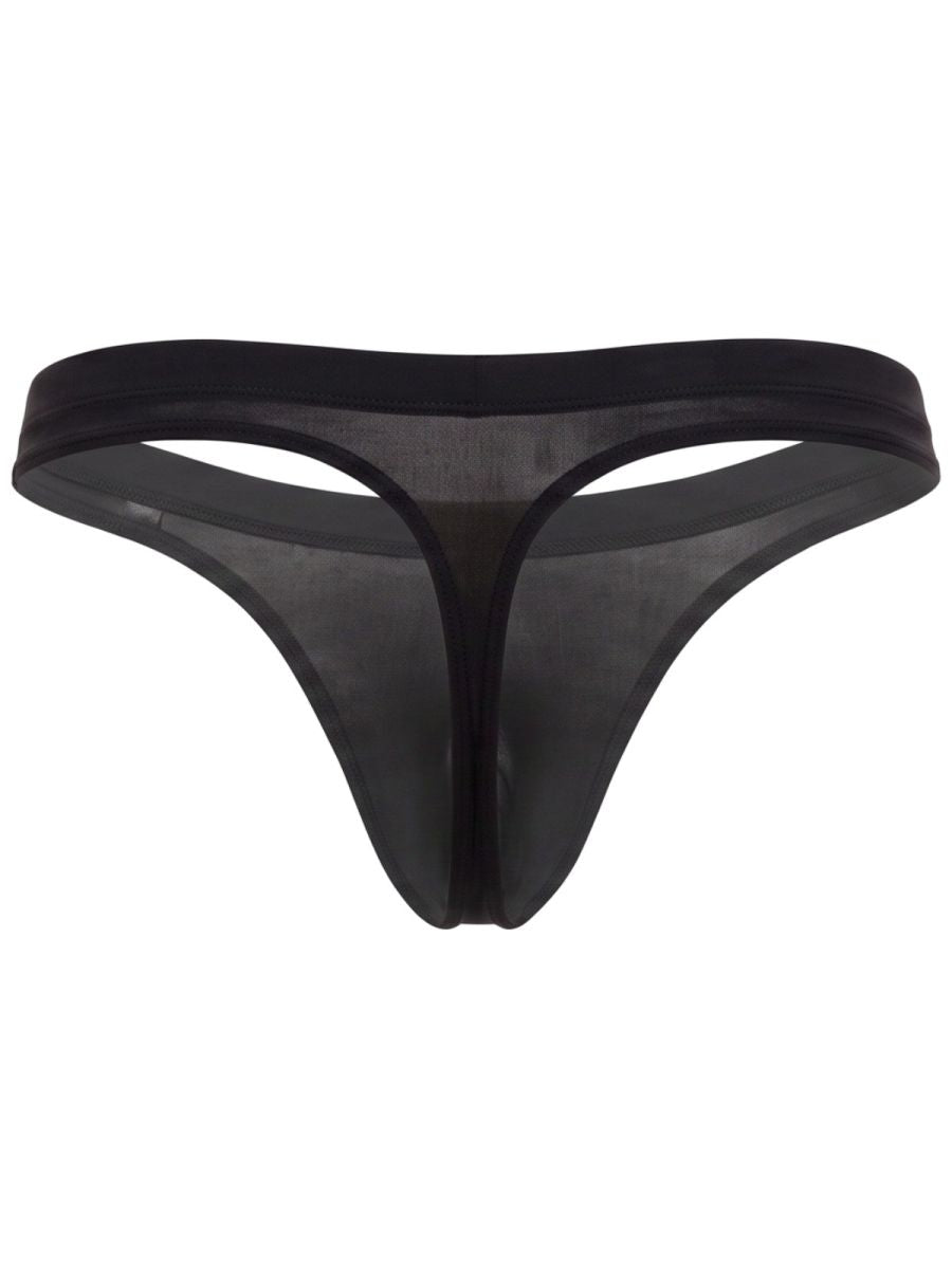 Black Jor Invisible Thong brief from CITYBOYZ★USA, showing the smooth, seamless fabric and minimal coverage design.