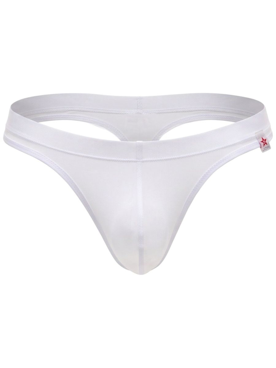 White Jor Invisible Thong brief by CITYBOYZ★USA, smooth fabric and minimal design for a seamless fit.