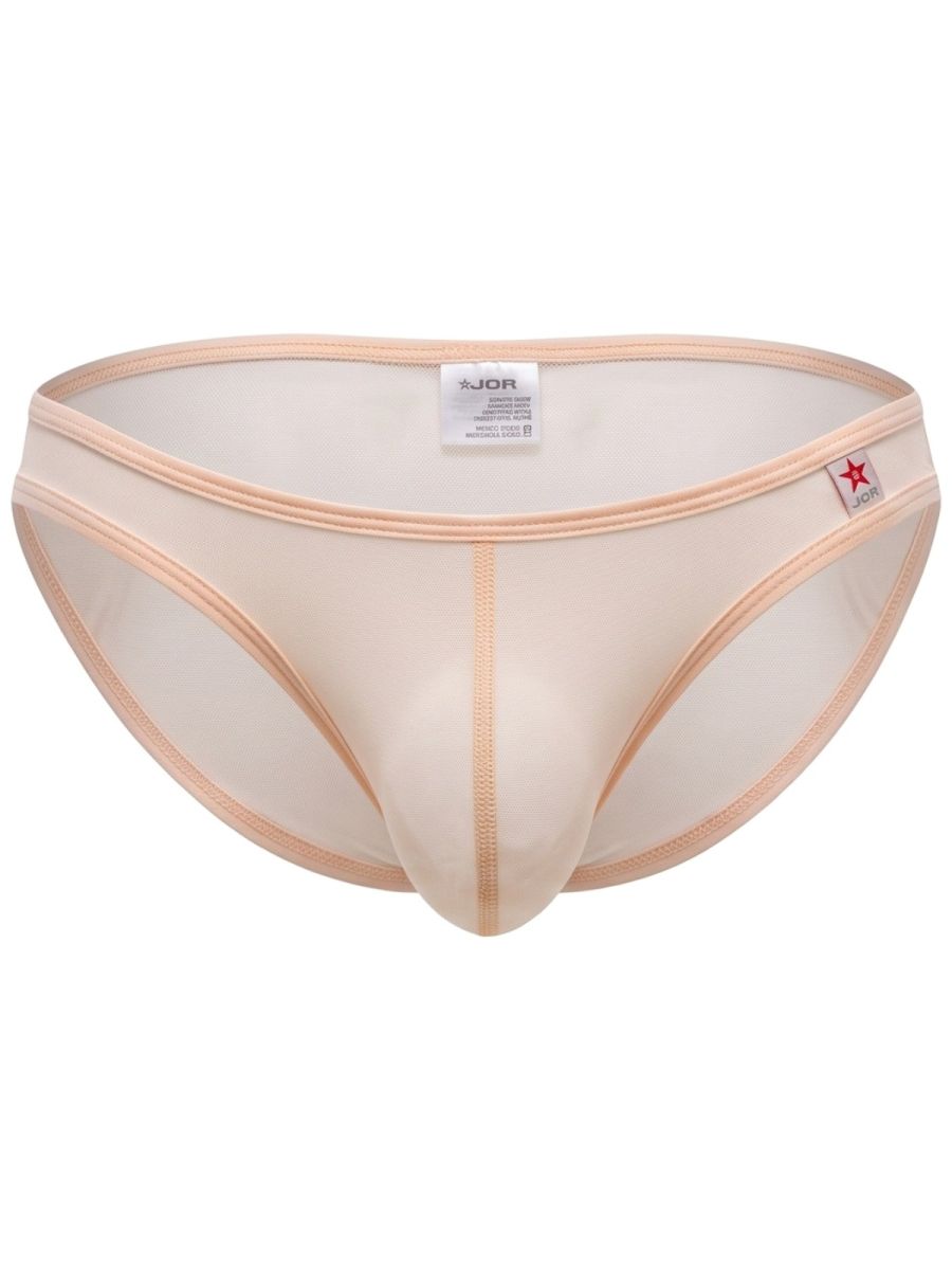 Beige Jor Origin brief by CITYBOYZ★USA featuring a snug fit and smooth fabric, suitable for everyday wear.