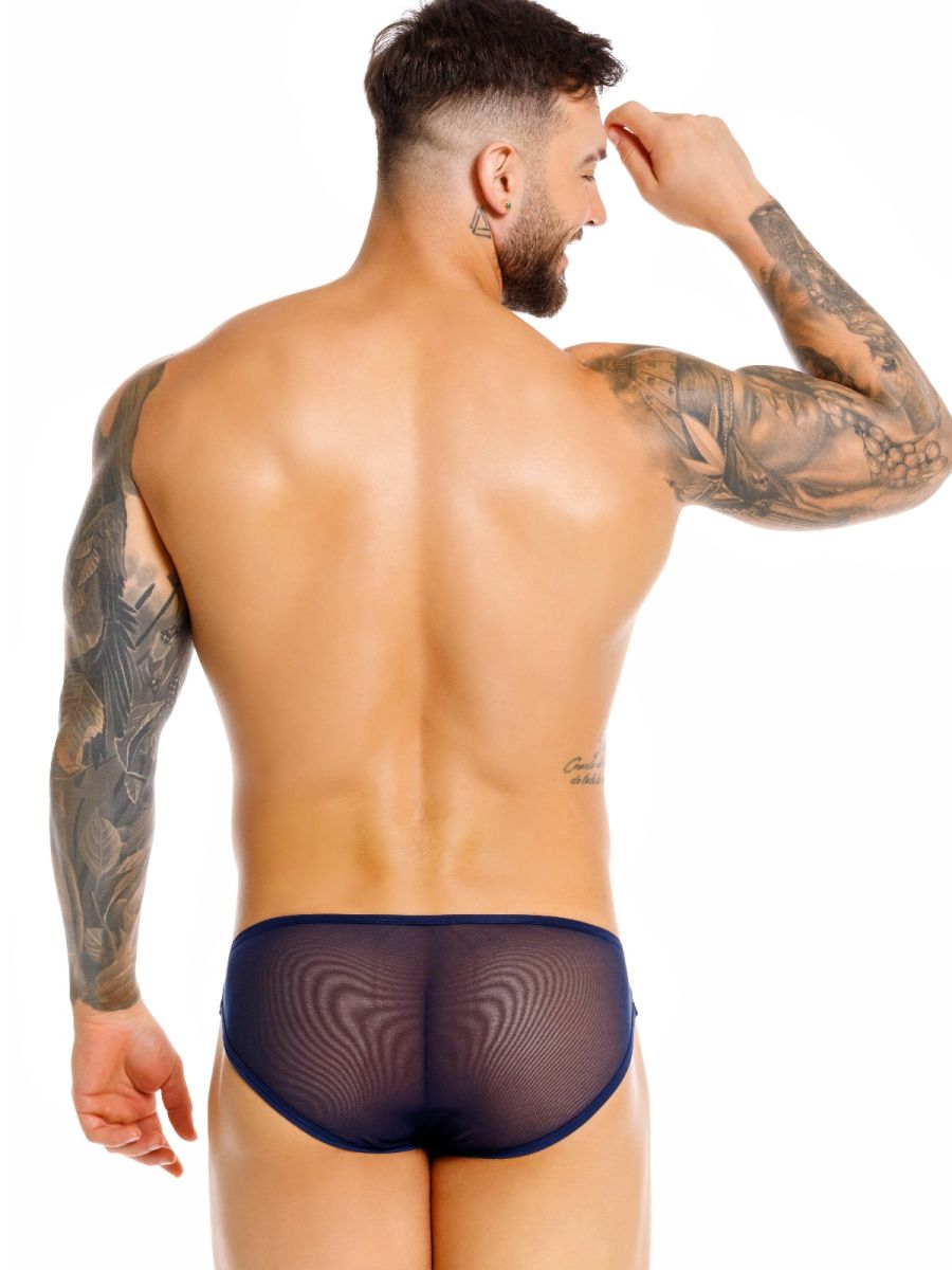 Blue Jor Origin Brief by CITYBOYZ★USA featuring a snug fit and branded waistband, displayed on a white background.