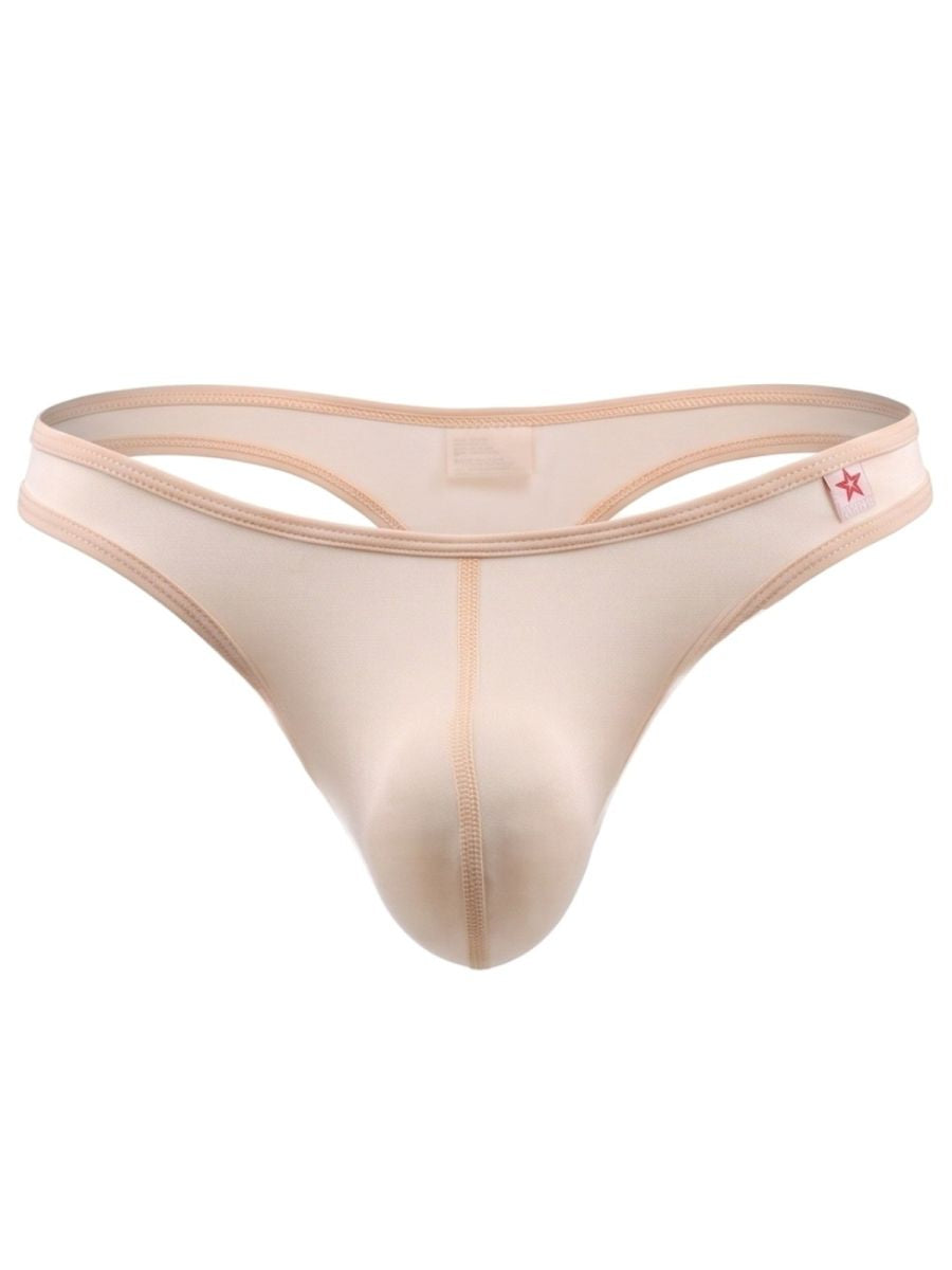 Beige CITYBOYZ★USA Jor Origin Thong brief featuring smooth fabric and minimal design for comfort and style.