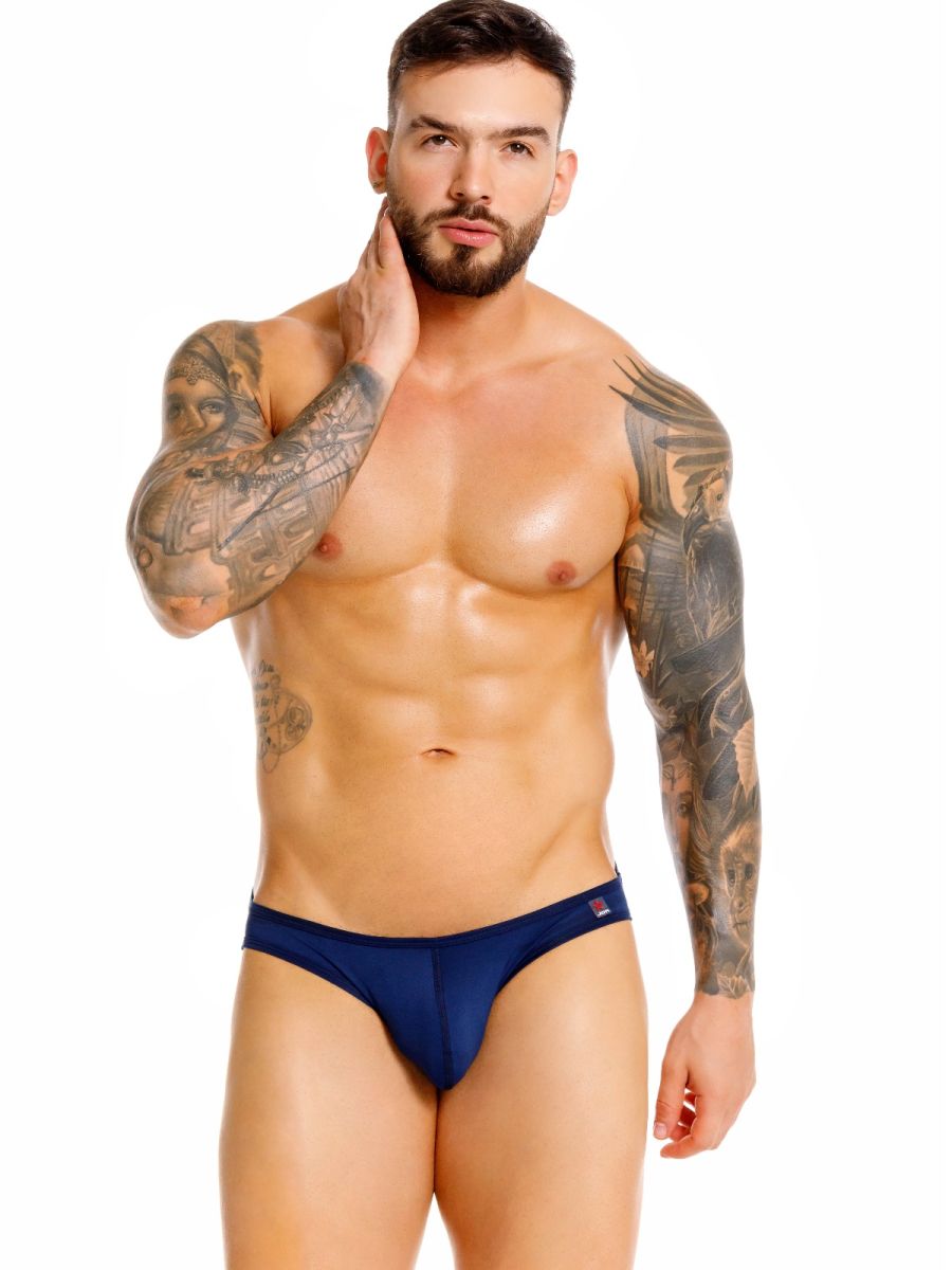 Blue Jor Origin Thong brief by CITYBOYZ USA, with smooth fabric and minimal coverage, displayed on a neutral background.