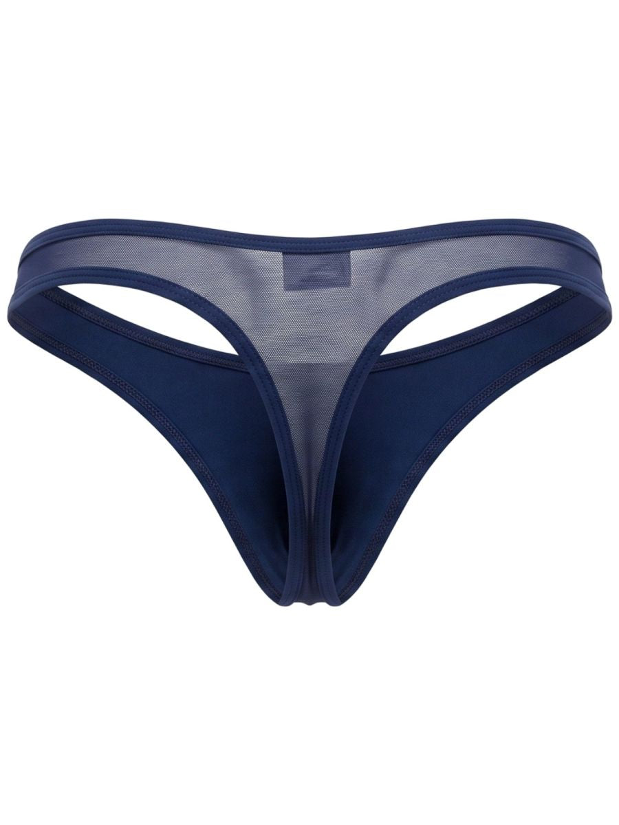 Blue Jor Origin Thong brief by CITYBOYZ★USA, showcasing sleek fabric and minimal design on a flat lay.