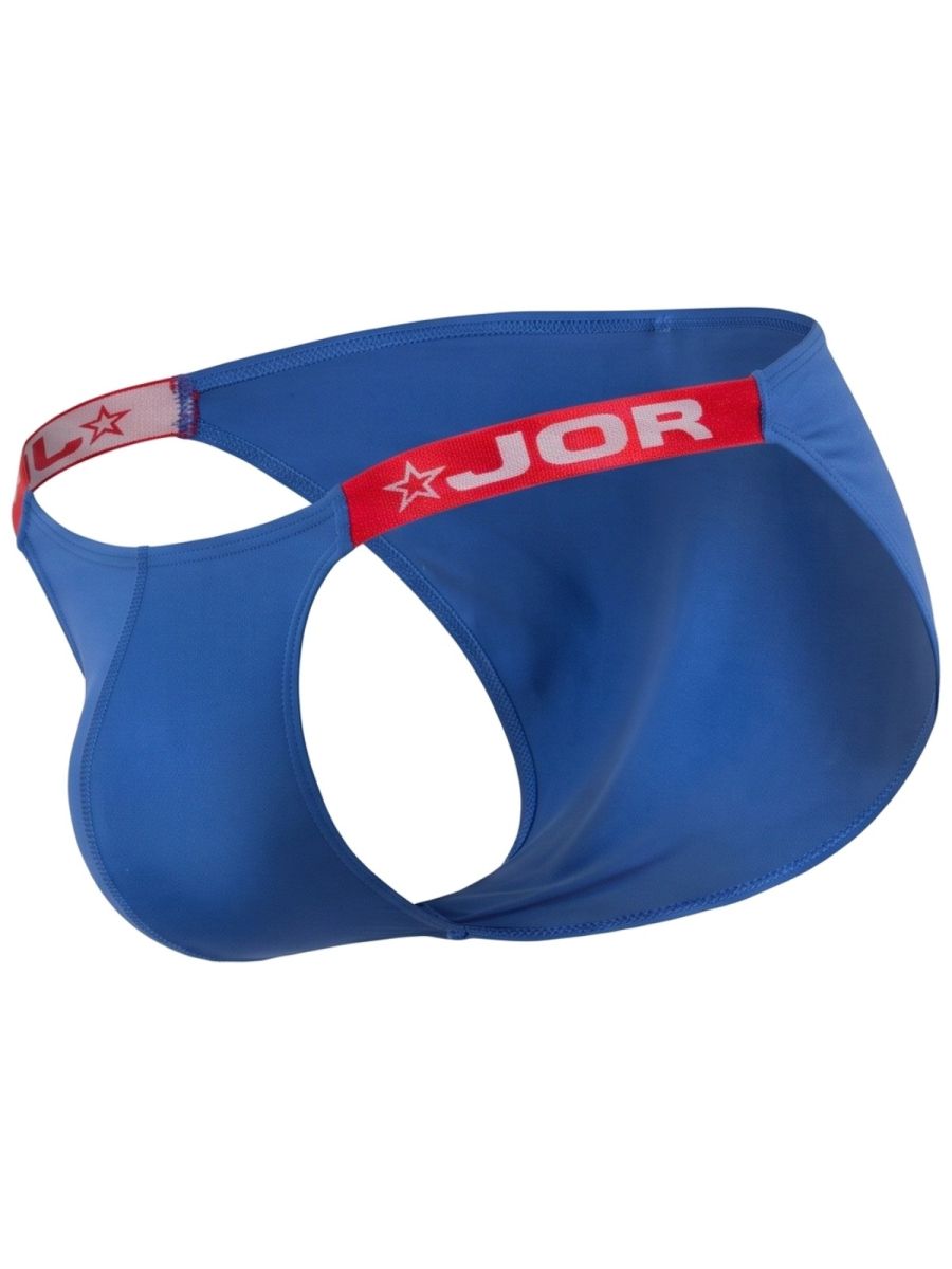 Royal blue Jor Eros Brief by CITYBOYZ★USA with comfortable fit and branding detail.
