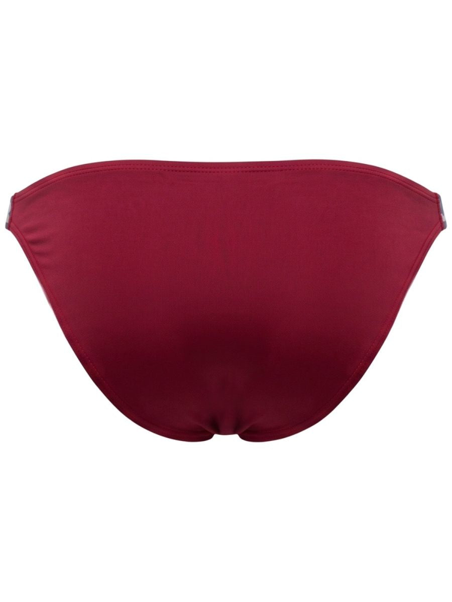 Wine-colored Jor Eros brief by CITYBOYZ★USA featuring a sleek, comfortable design on a model.