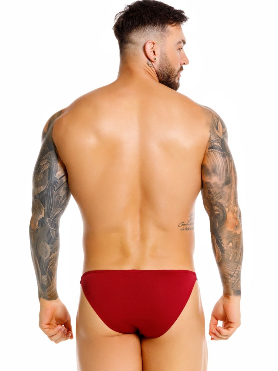 CityBoyz USA Jor Eros Brief in wine color, featuring a comfortable waistband and sleek design, ideal for everyday wear.