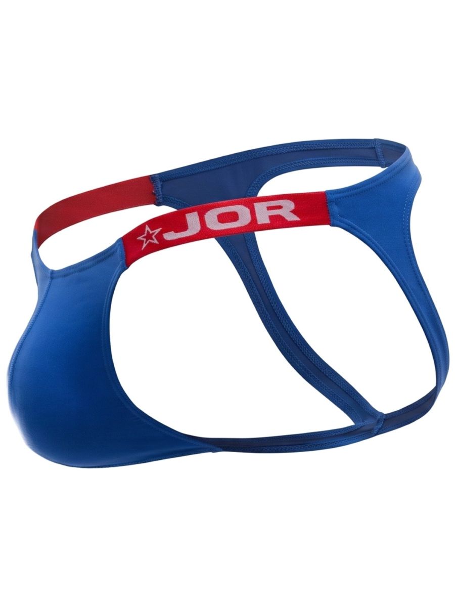 Royal blue Jor Eros jockstrap by CITYBOYZ★USA featuring a supportive waistband and sleek, breathable fabric.