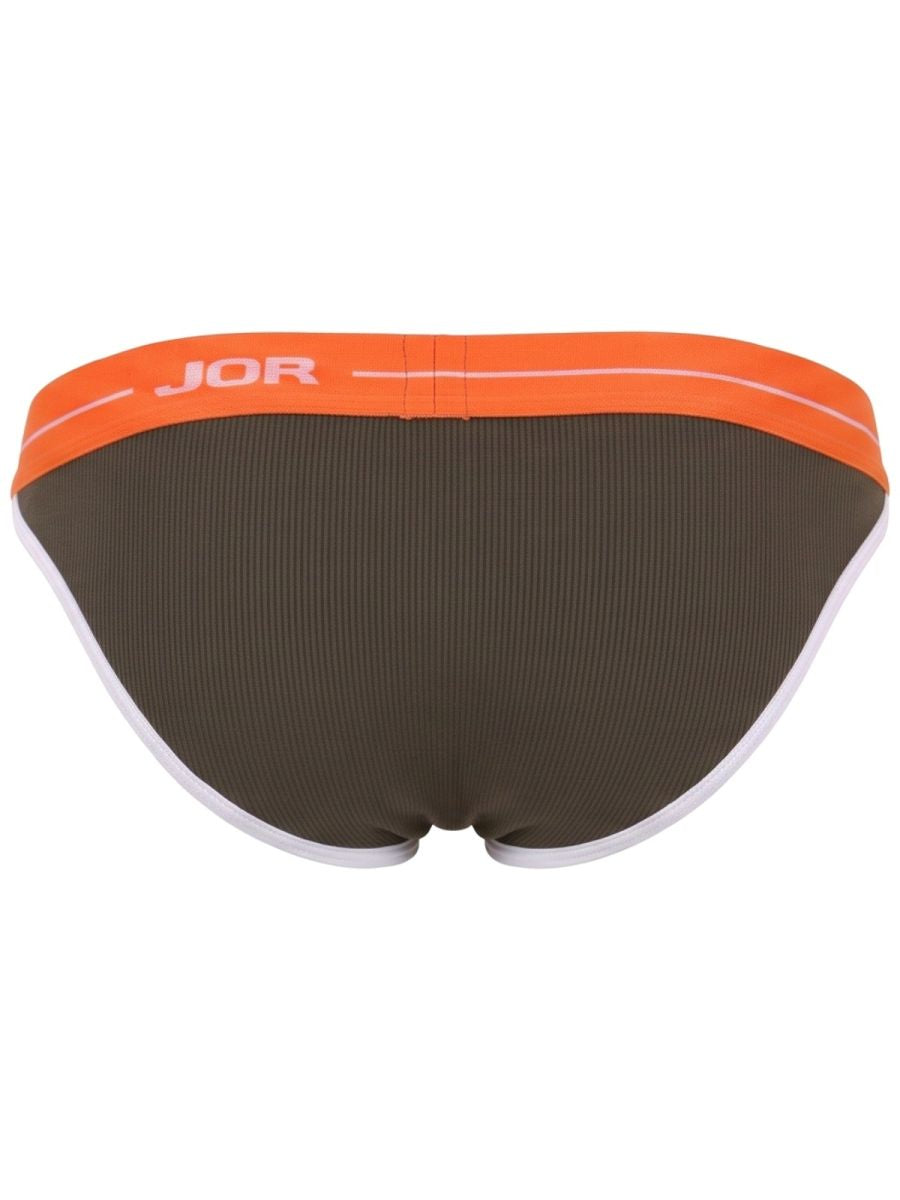 Green Jor Rush Brief by CITYBOYZ★USA featuring a snug fit and comfortable elastic waistband.