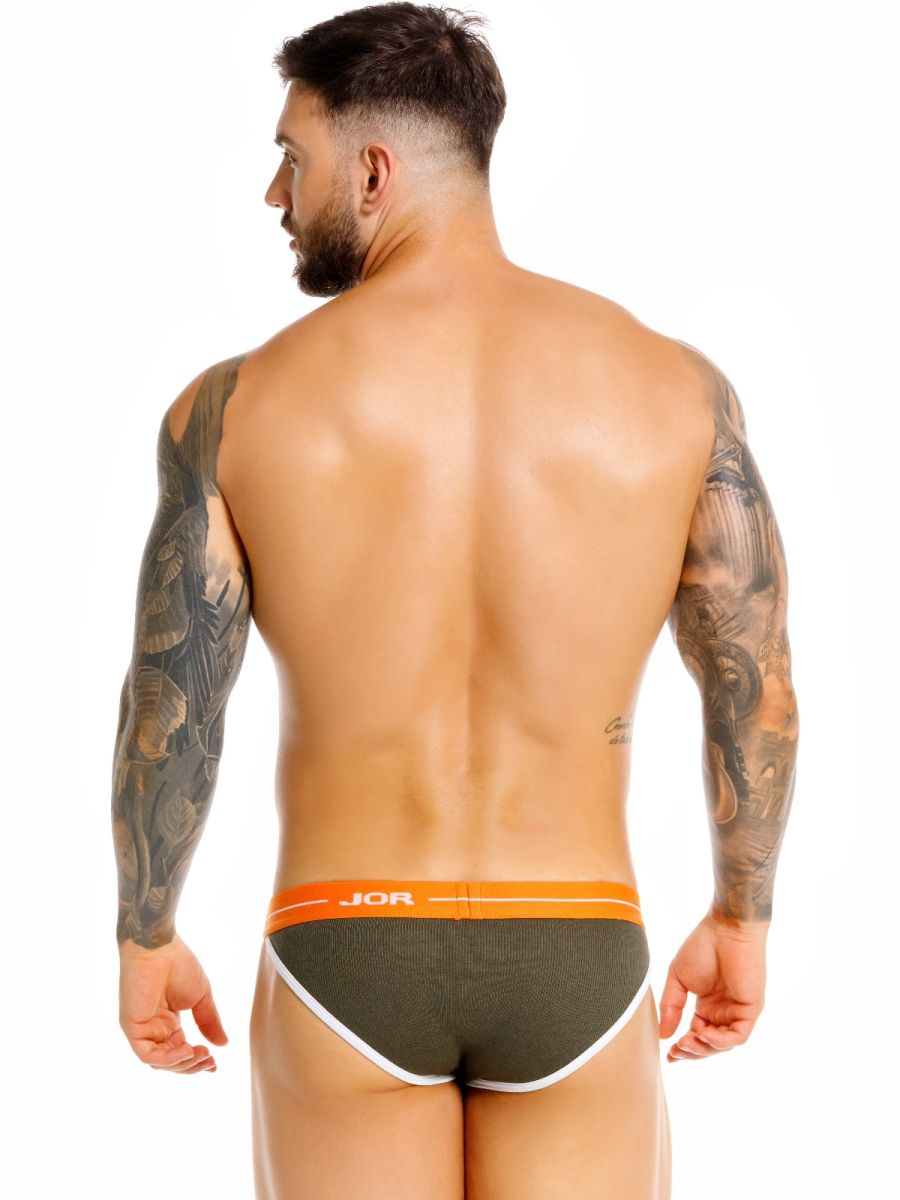 Green CITYBOYZ USA Jor Rush Brief with comfortable fit and stylish design, shown on a model.