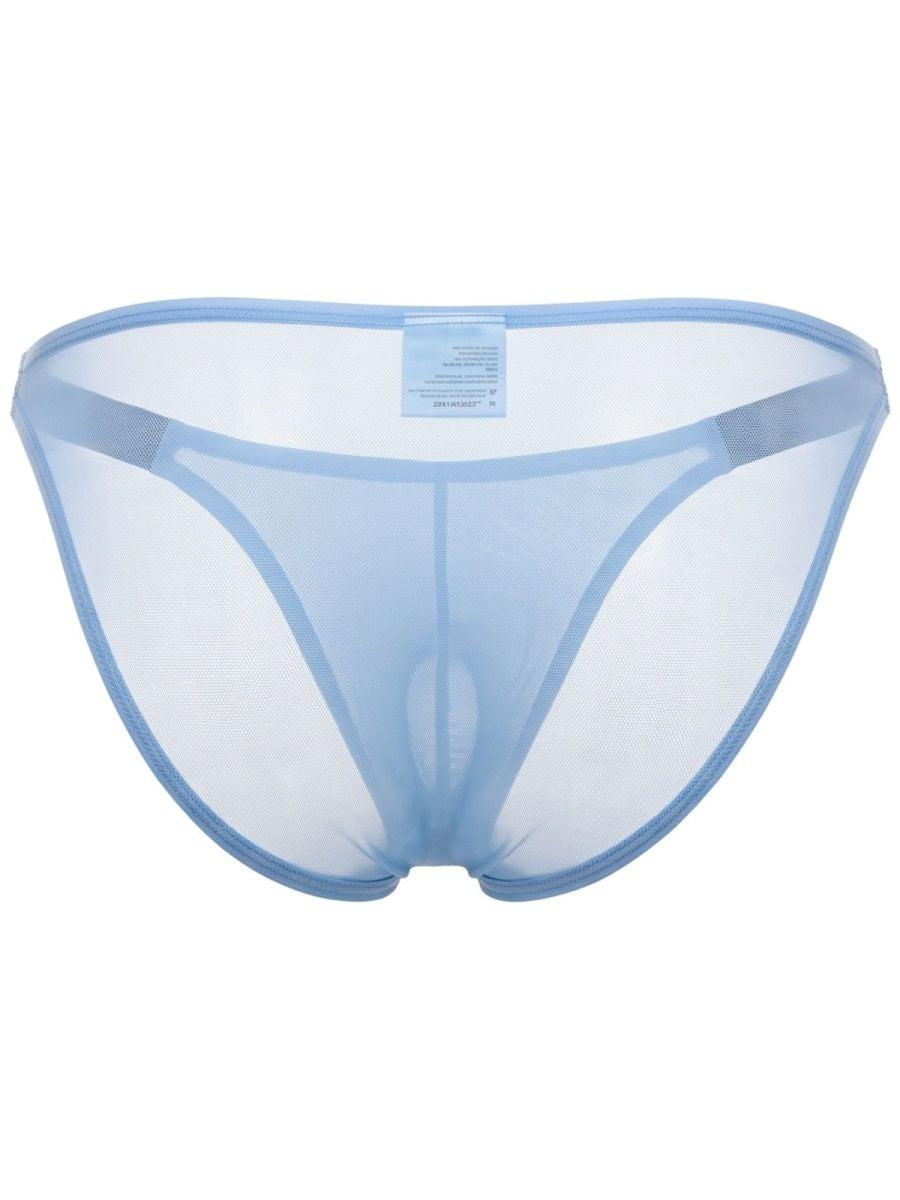 Blue Jor Frost Brief by CITYBOYZ★USA, showcasing a close-up of the comfortable men's brief with a waistband and branded logo.