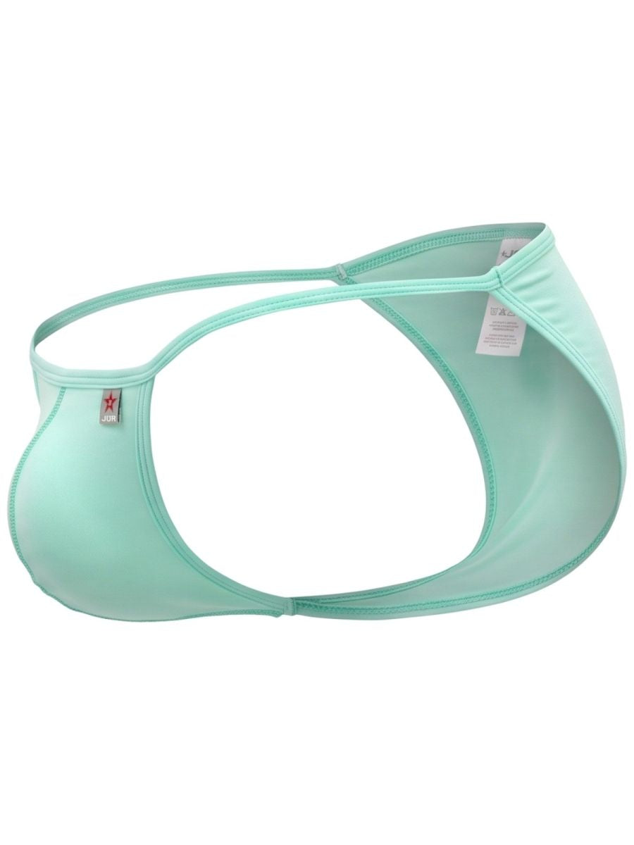 Mint green Jor Axel Brief by CITYBOYZ★USA with comfortable waistband and sleek design, shown on a white background.