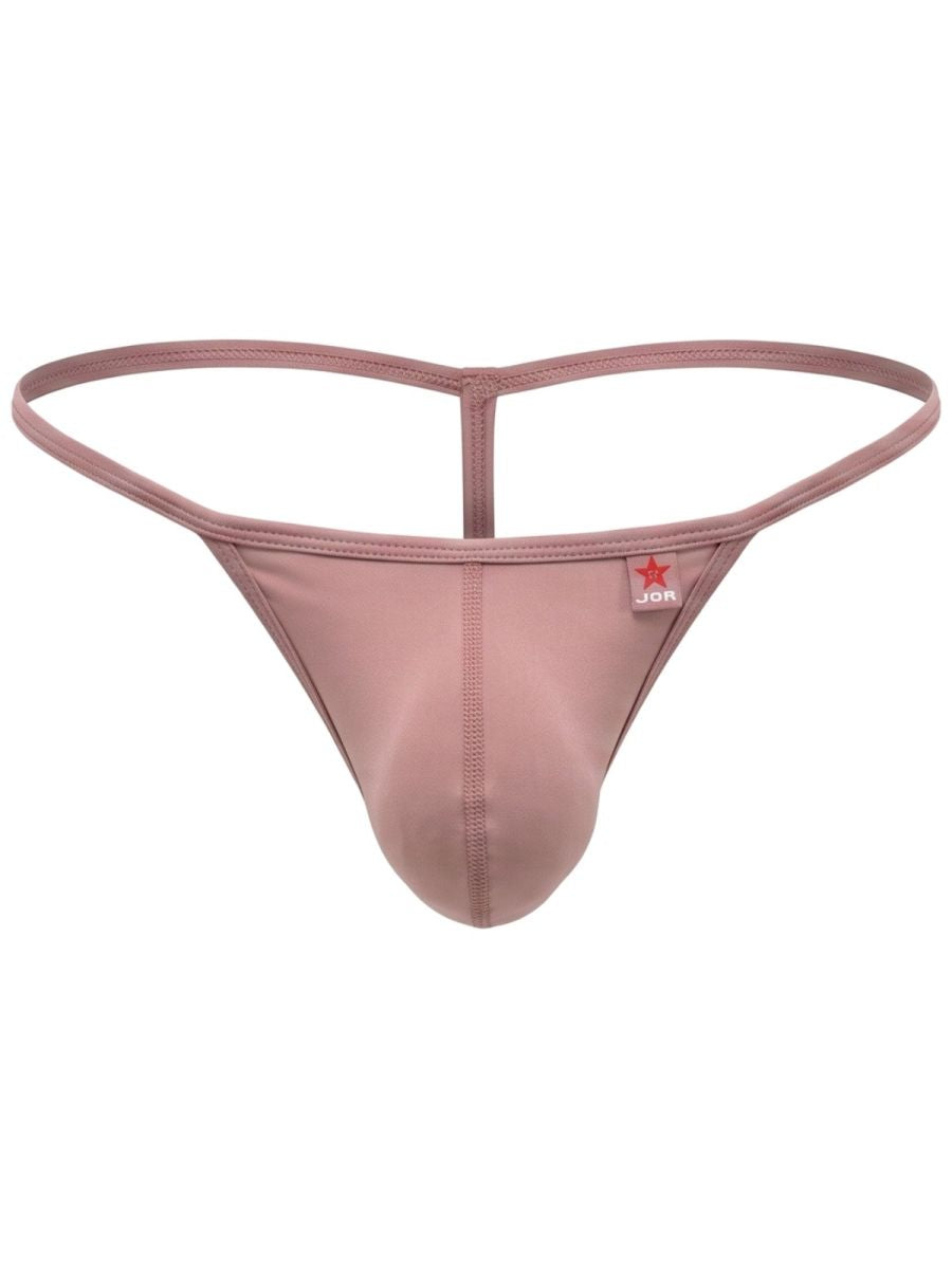 Brown Jor Axel G-String by CITYBOYZ★USA, featuring minimal coverage and comfortable fit, shown on a model.