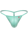 Mint green Jor Axel G-String by CITYBOYZ★USA, showing the minimalist design and fabric details of the men's underwear.