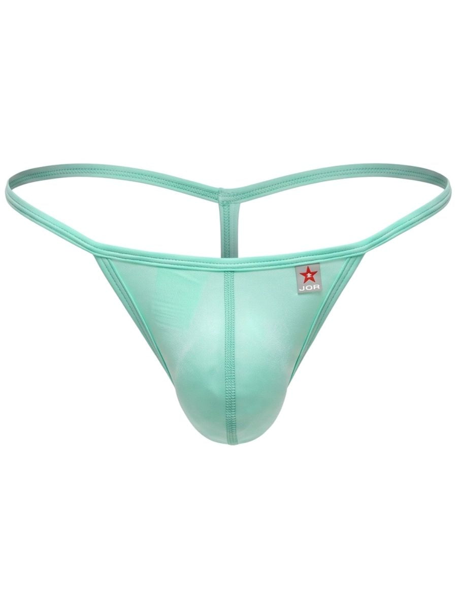 Mint green Jor Axel G-String by CITYBOYZ★USA, showing the minimalist design and fabric details of the men's underwear.