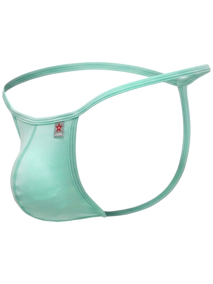 Mint green Jor Axel G-String by CITYBOYZ★USA with minimal design, shown on a plain background.