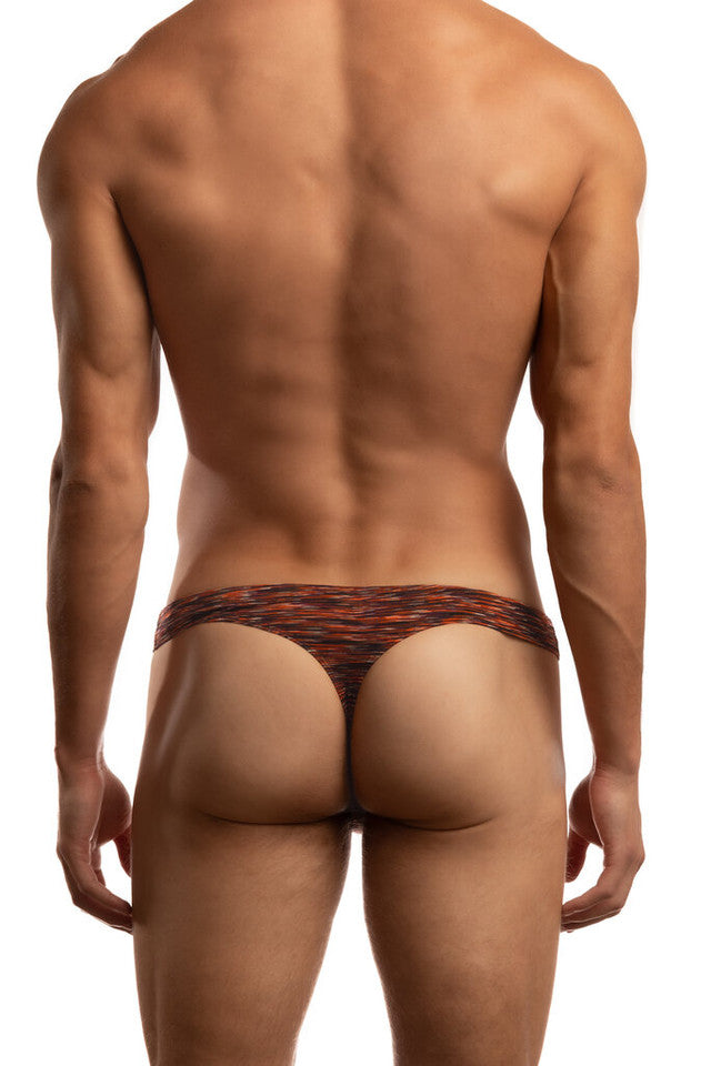 Black Jack Adams filament thong from CITYBOYZ★USA with sleek design, showcasing the back and comfortable fit.