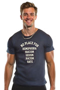 Black Jack Adams T-shirt by CITYBOYZ★USA featuring a casual fit and graphic design with the phrase "The No Place For…"