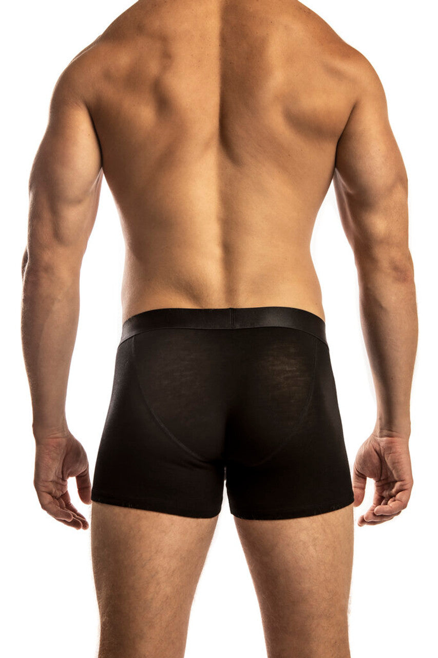 Black Jack Adams Naked Fit Trunk by CITYBOYZ★USA, front view showing comfortable fit and sleek design.