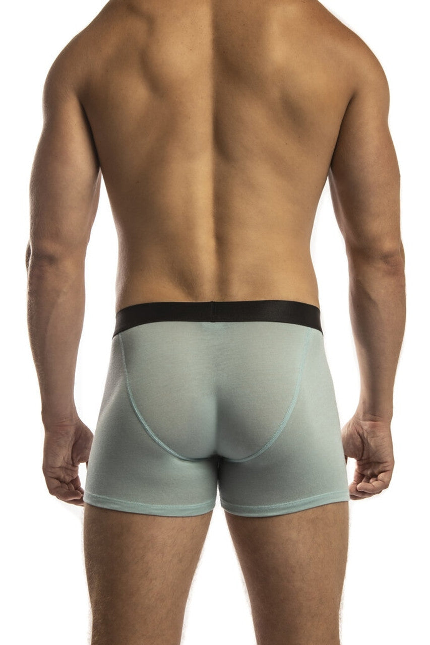 Seafoam Jack Adams Naked Fit Trunk by CITYBOYZ★USA, front view showing snug fit and soft fabric for comfortable wear.