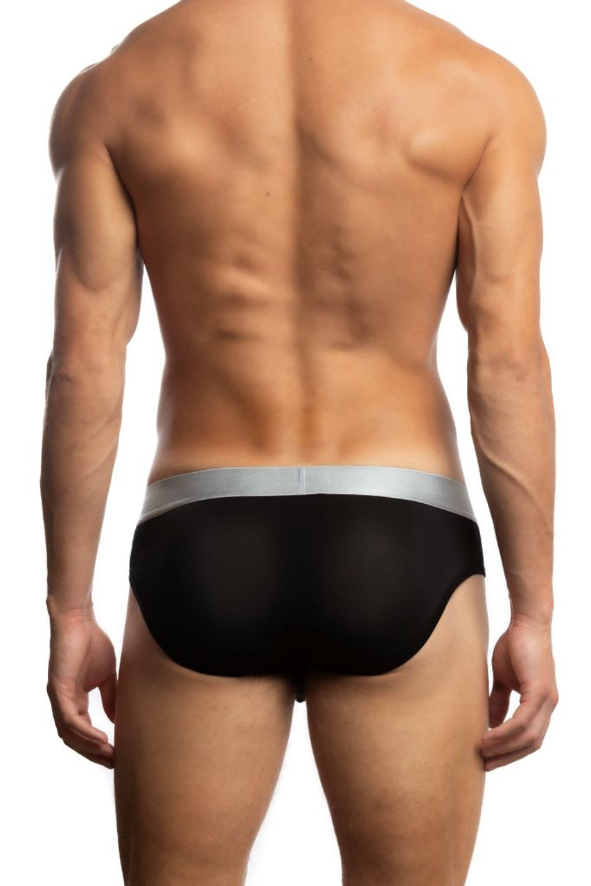 Black Jack Adams Zen Modal Brief from CITYBOYZ★USA displayed on a model, showcasing the comfortable fit and soft fabric.
