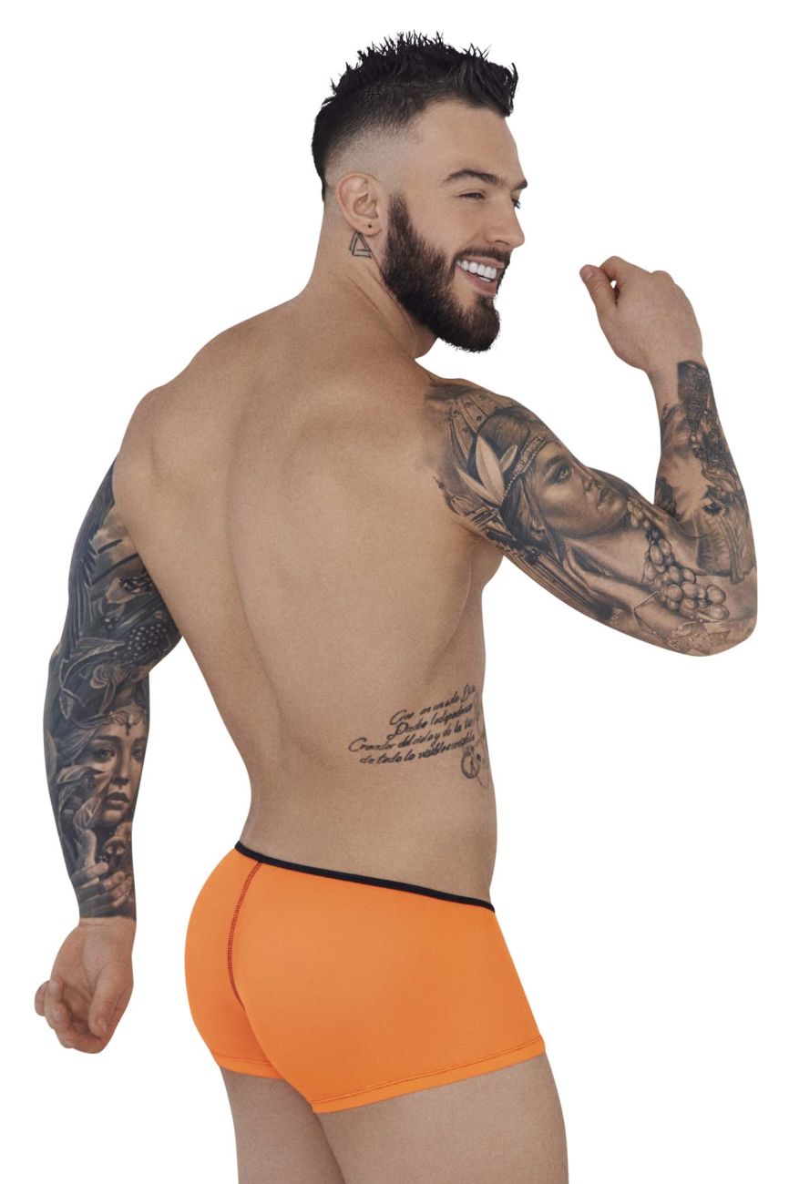 Orange Pikante Sonar Trunk 1273 by CITYBOYZ★USA, men's stylish comfort trunks with a sleek fit and vibrant color.