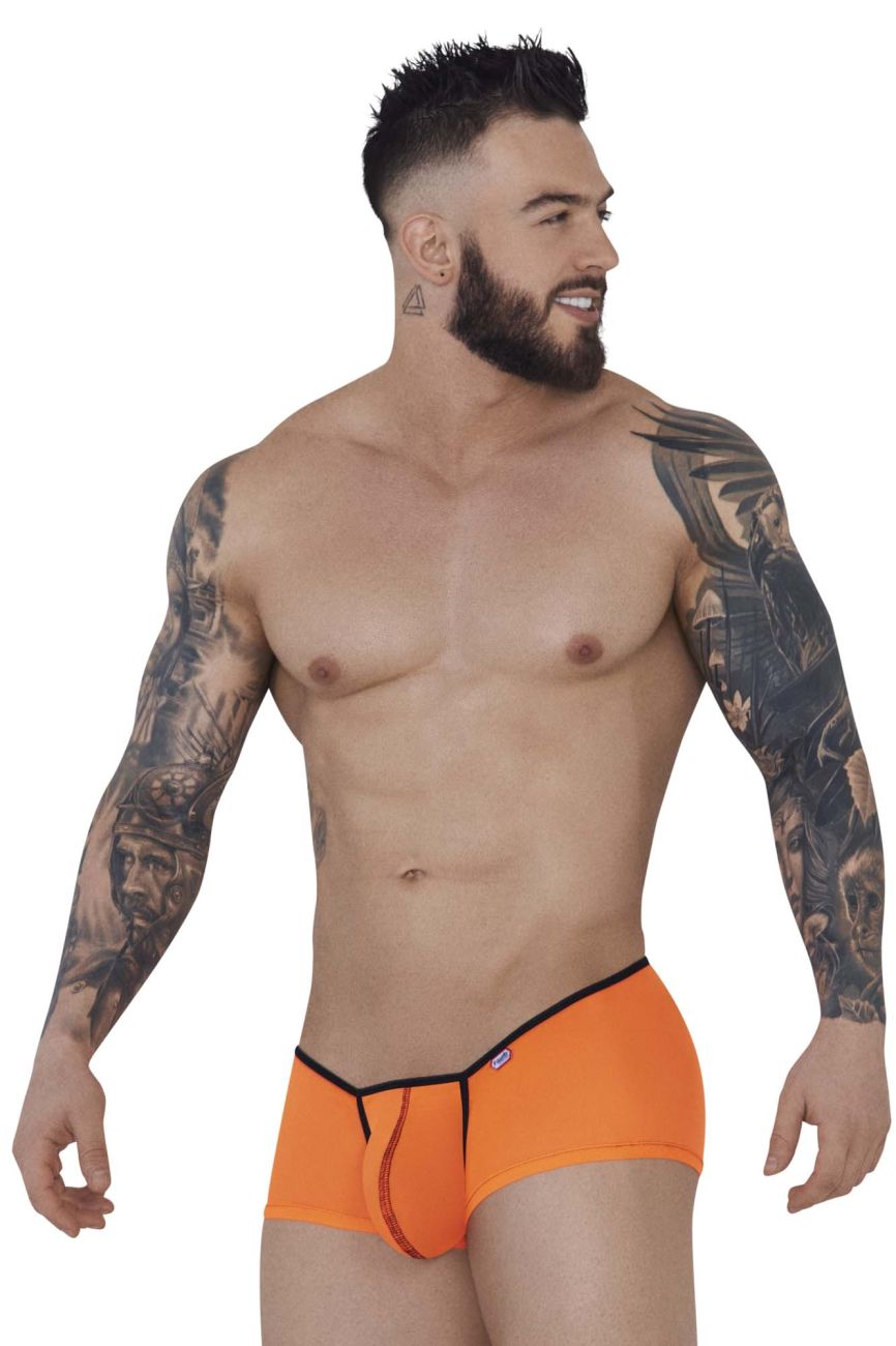 Orange Pikante Sonar Trunk 1273 by CITYBOYZ★USA, men's stylish and comfortable trunk underwear with a sleek design.