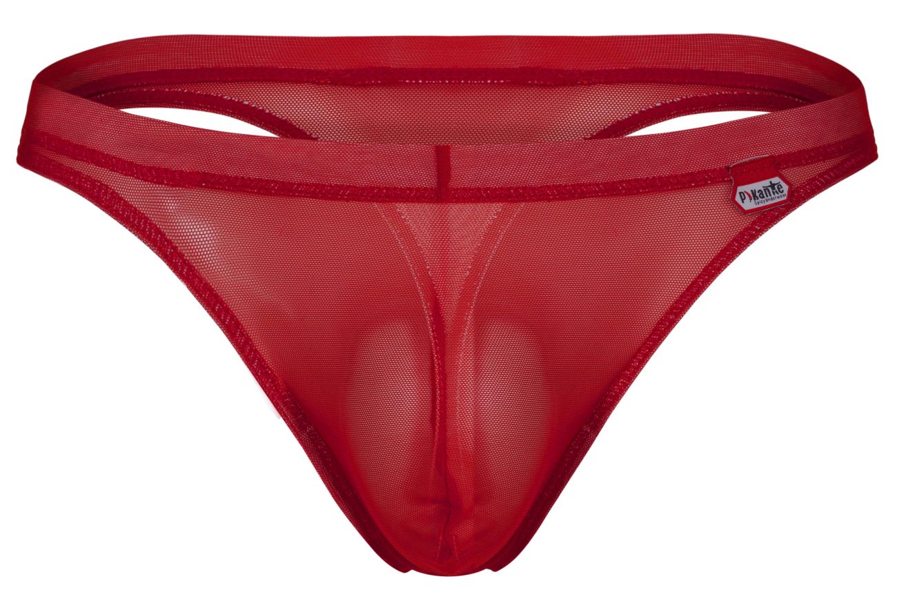 Red Pikante Luxury Thong 1823 by CITYBOYZ★USA, showcasing its sleek design and premium comfort for stylish wear.
