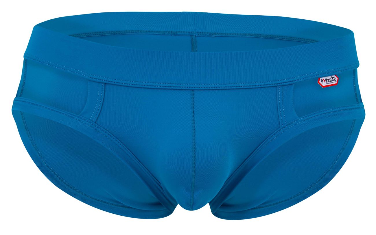 Blue Pikante Lenox brief by CITYBOYZ★USA featuring comfortable fit and stylish design, displayed on a mannequin.