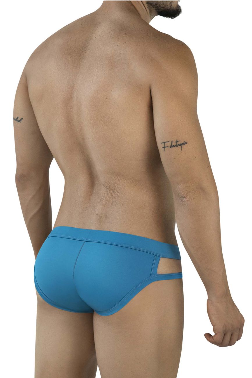 Blue Pikante Lenox brief by CITYBOYZ★USA featuring sleek fabric and comfortable fit, displayed on a white background.