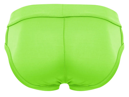 Neon green Pikante Lenox brief by CITYBOYZ★USA, featuring a comfortable, stylish design for everyday wear.