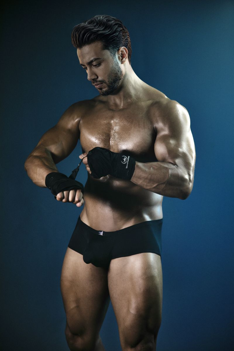 Black Pikante Thot Trunk 26088 by CITYBOYZ★USA, men's underwear featuring a snug fit and smooth fabric for comfort.