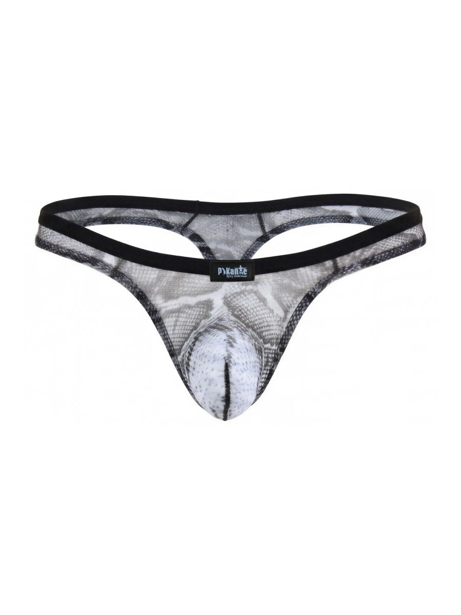 Colorful Pikante Piton Thong by CITYBOYZ★USA featuring vibrant multi-colored design and sleek thong style.