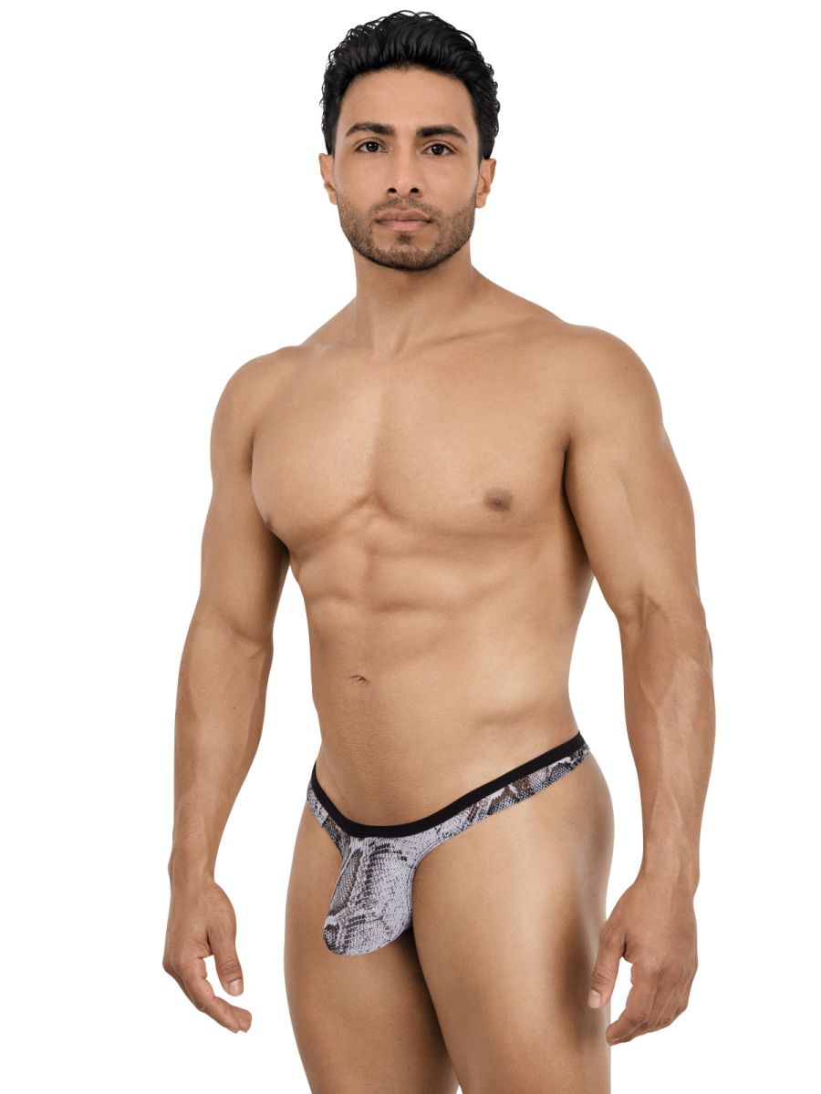 Colorful Pikante Piton Thong by CITYBOYZ★USA featuring multi-colored fabric and slim, minimal design.