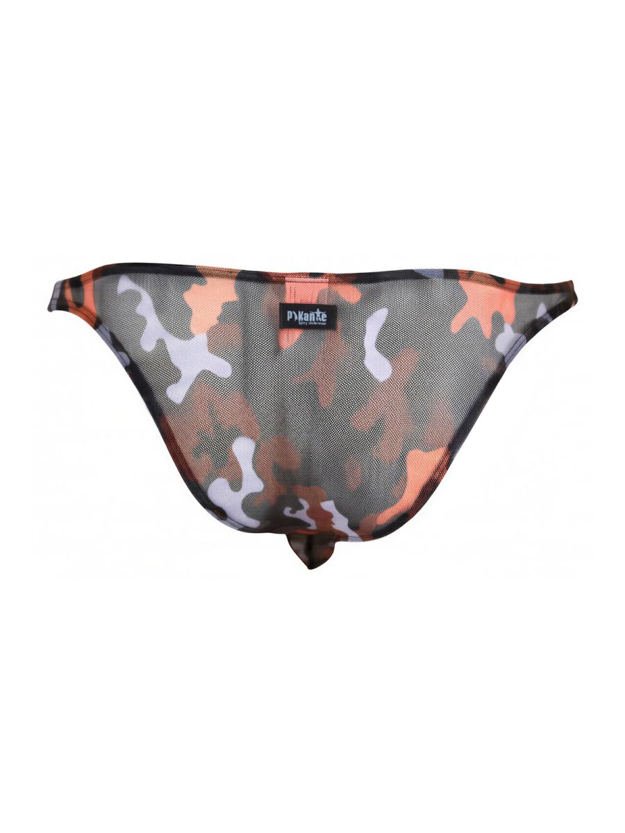 Multi-colored Pikante Cam Bikini 26117 men's underwear by CITYBOYZ★USA, showcasing a stylish bikini design with vibrant colors.