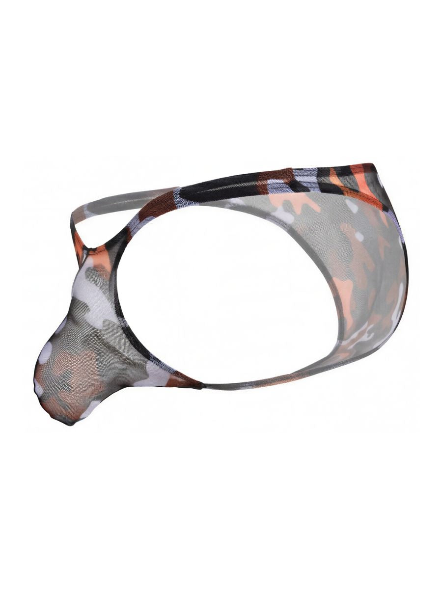Colorful Pikante Cam Bikini 26117 men's underwear by CITYBOYZ USA featuring a sleek bikini style with vibrant multi-colored fabric.