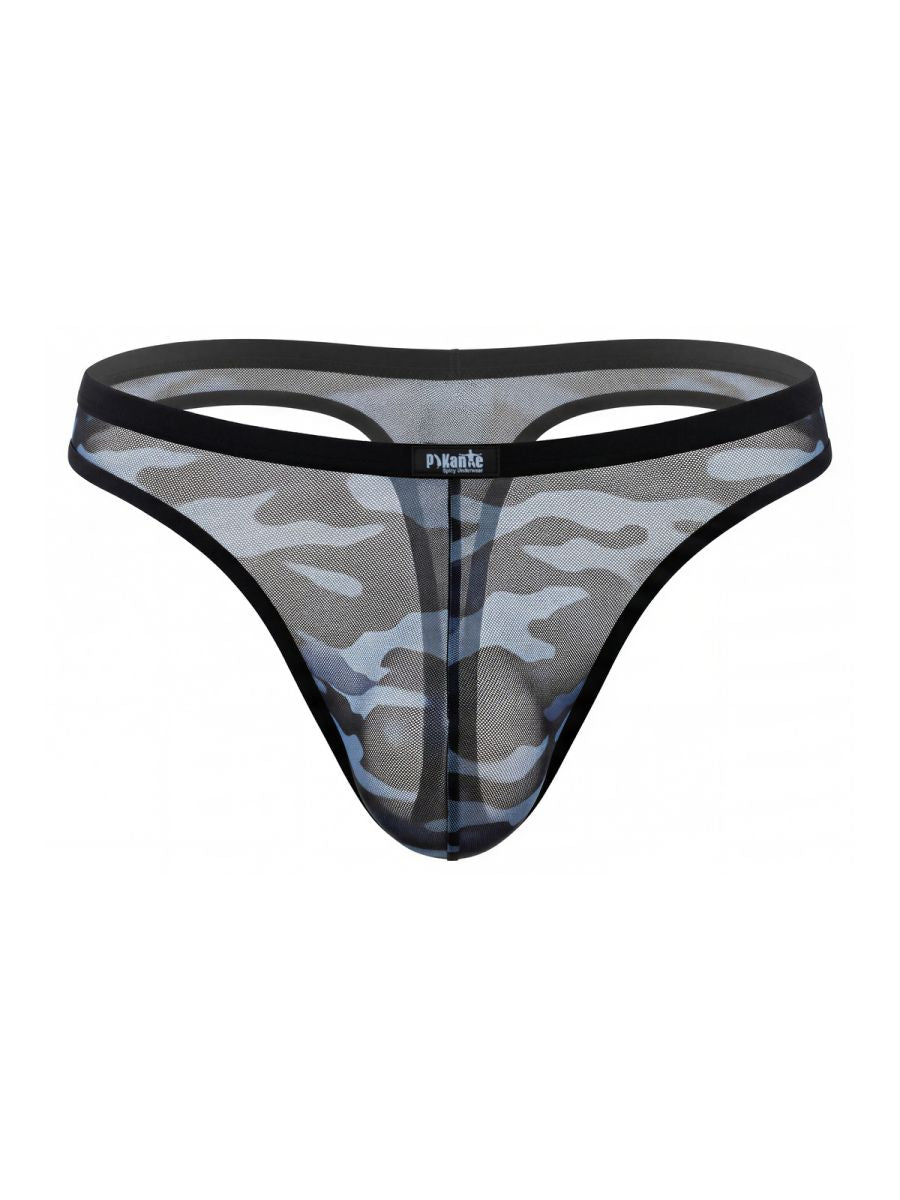 Multi-colored Pikante Hexa Thong by CITYBOYZ★USA, featuring a sleek, minimal design with vibrant patterns and a comfortable fit.