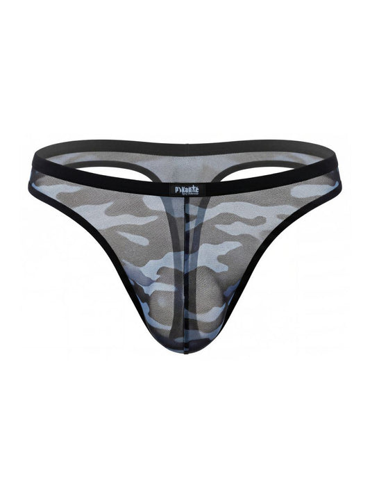 Multi-colored Pikante Hexa Thong by CITYBOYZ★USA, featuring a sleek, minimal design with vibrant patterns and a comfortable fit.