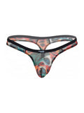 Colorful Pikante Animal Thong by CITYBOYZ★USA with vibrant multi-colored animal print, designed for comfort and style.