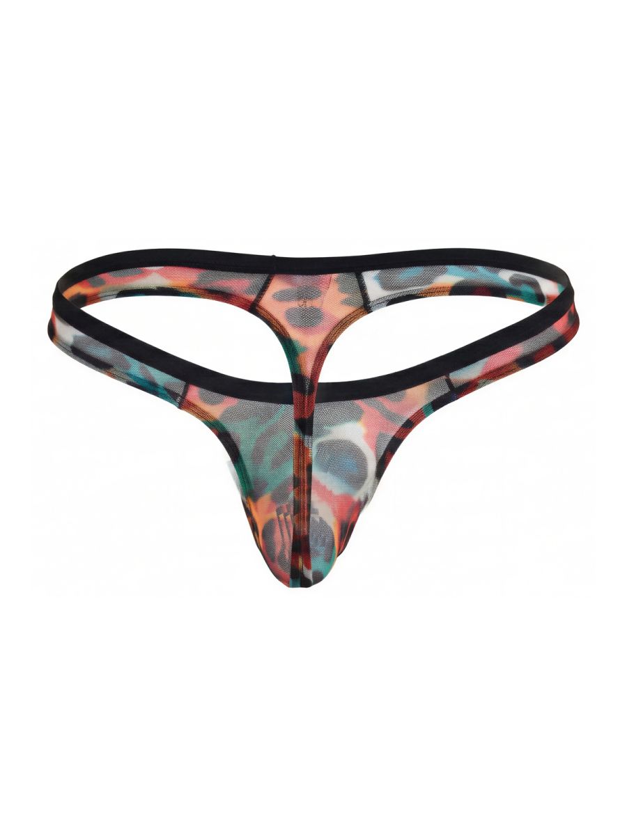 Multi-colored Pikante Animal Thong by CITYBOYZ★USA with playful animal print and slim fit design.