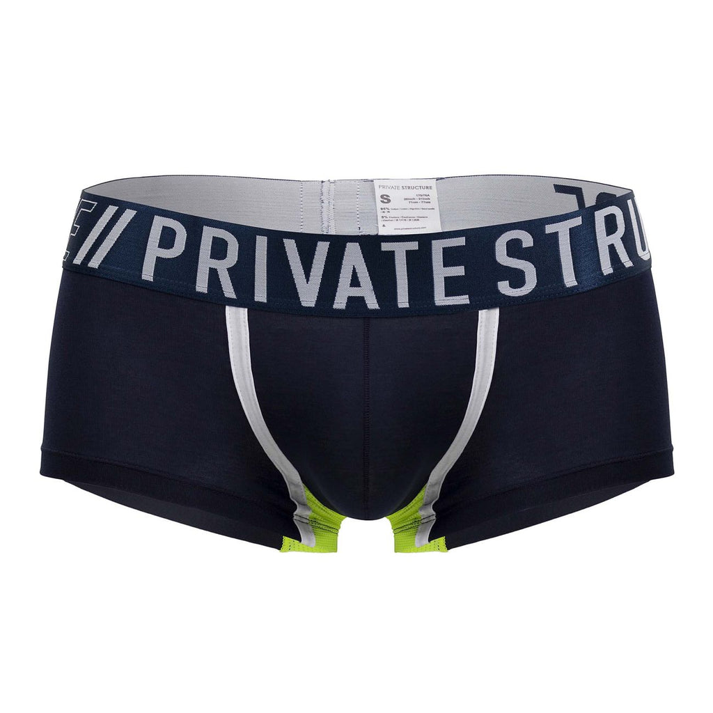 Navy blue CityBOYZ USA Private Structure Athlete Trunk with sleek design, displayed on a white background.