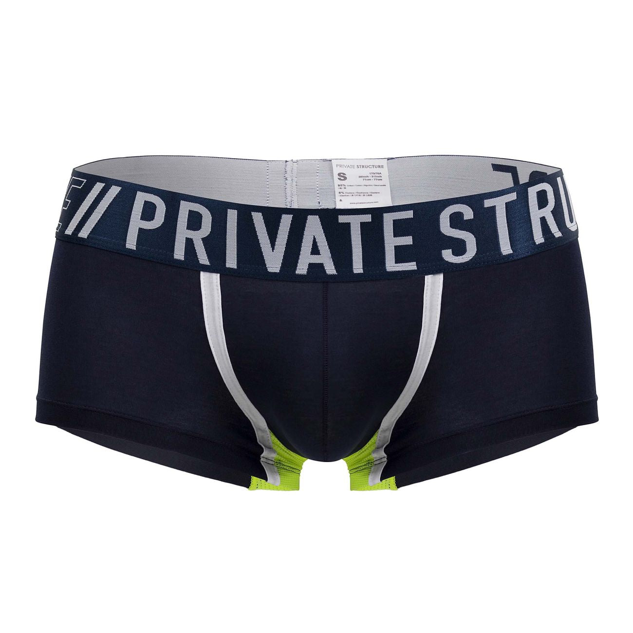 Navy blue CityBOYZ USA Private Structure Athlete Trunk with sleek design, displayed on a white background.