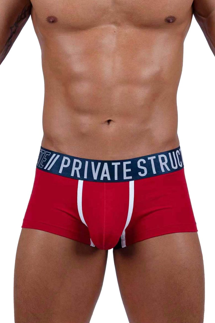 Red Falcon Private Structure athlete trunk by CITYBOYZ★USA, showcasing sleek design and comfortable fit for sports and casual wear.