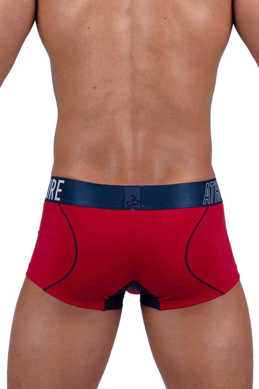 Red Falcon Private Structure athlete trunk by CITYBOYZ★USA, featuring a sleek design and athletic fit.
